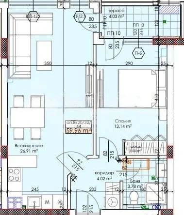 Продава 2-стаен, Тракия Пловдив, 115000€, 75 м²