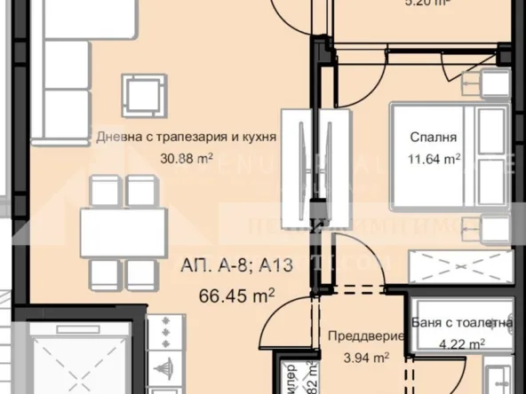 БЕЗ КОМИСИОННА | НОВО СТРОИТЕЛСТВО, кв. Остромила, Пловдив, 73 м²