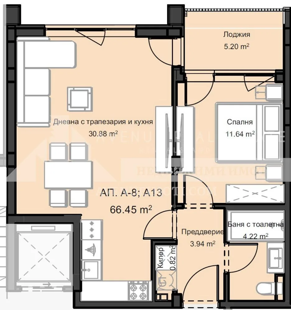 БЕЗ КОМИСИОННА | НОВО СТРОИТЕЛСТВО, кв. Остромила, Пловдив, 73 м²