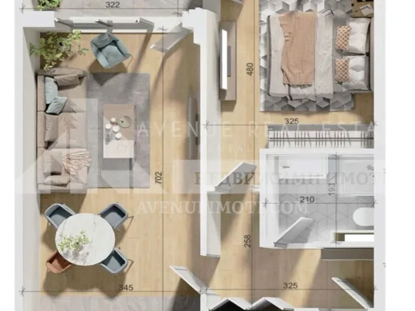 Продава 2-стаен, Тракия Пловдив, 121500€, 73 м²