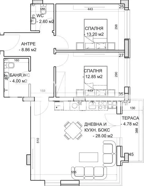 Продава 3-стаен, Младежки Хълм Пловдив, 135210€, 98 м²