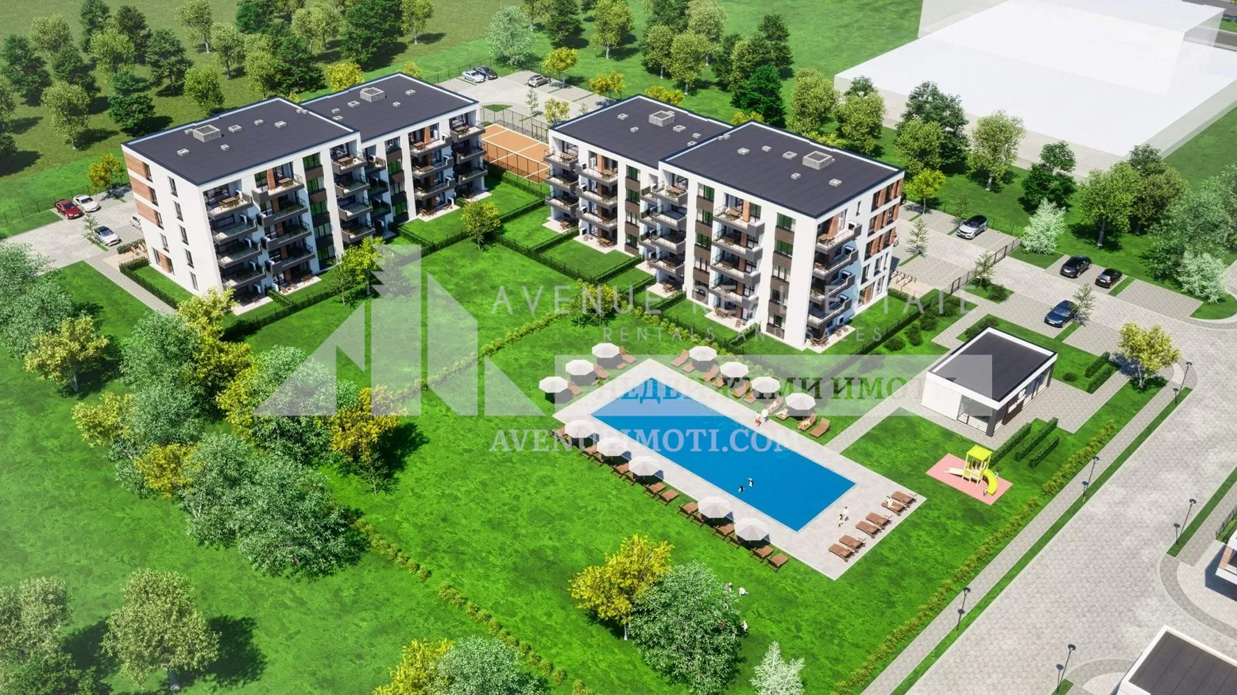 ТРИСТАЕН АПАРТАМЕНТ с 2 ПАРКОМЕСТА ВКЛ. В ЦЕНАТА, кв. Тракия, Пловдив, 116 м²