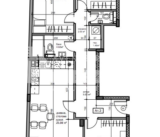 Продава 3-стаен, Кършияка Пловдив, 256405€, 135 м²